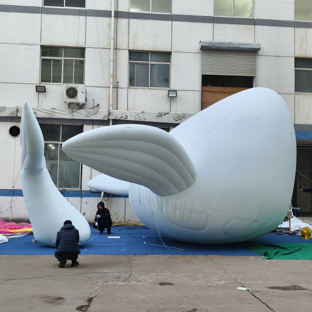 Premium Custom Inflatable Realistic Whale, Long-Lasting Advertising Inflatable for Commercial Decoration & City Event