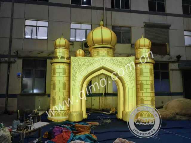 High Quality Giant Inflatable Character, Durable Inflatable Sultan Mascot for Outdoor Event, Mall Decoration  Advertising