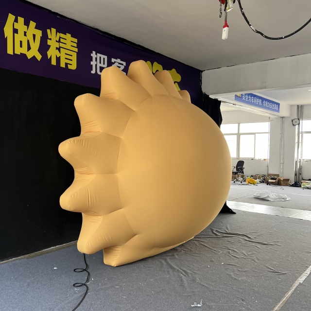 Giant Inflatable Sun Mascot for Commercial Display & Exhibition, Durable Advertising Inflatable
