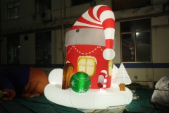 Custom Made Inflatable Festive Cabin, Personalized Advertising Inflatable for Commercial Display & Branding