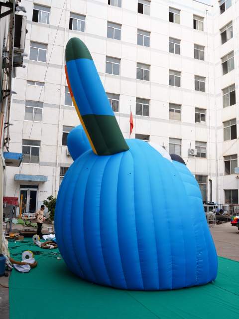 Children's Interactive Giant Inflatable Cartoon House Tent Entertainment Park Rabbit Cabin for Events