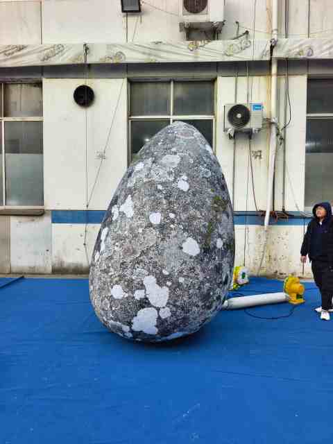 Custom Inflatable Mossy Stone Egg Costume for Adult, Realistic Rock  Mascot for Event Decoration