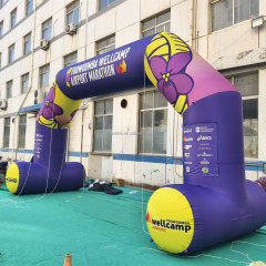 Professional Export Manufacturer Advertising Running Events Custom Logo Printing Arch Gate Inflatable Race Arch