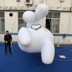 Custom Made Inflatable Cartoon Bunny Installation, Personalized Advertising Inflatable for Commercial Decoration & Exhibition