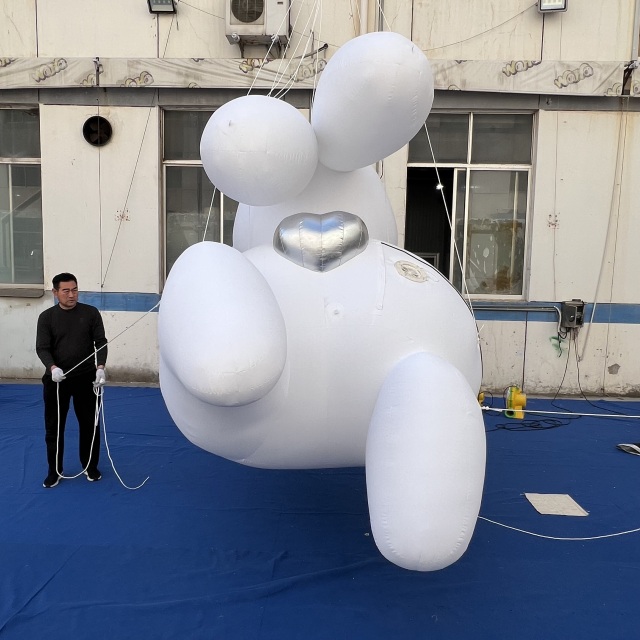 Custom Made Inflatable Cartoon Bunny Installation, Personalized Advertising Inflatable for Commercial Decoration & Exhibition