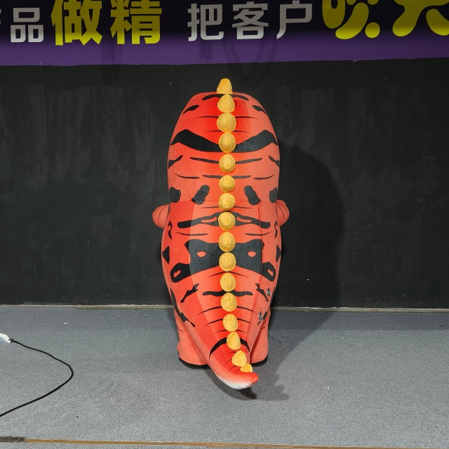 Inflatable Dinosaur Costume Halloween Adult Outdoor Promotion with Built-In Fan for Parade