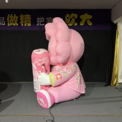 Outdoor Giant Inflatable Illuminated Flower Figure, Promotional Inflatable Model for Bar Event & Mall Display