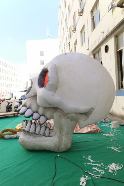 Customized Inflatable Sugar Skull Model, Blow up Advertising Inflatable for Commercial Decoration & Show