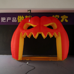 Giant Inflatable Halloween Monster Mouth Arch, Durable Hanging Advertising Inflatable