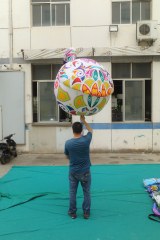 Artistic Pattern Inflatable Flamingo Mascot, Promotional Blow up Inflatable for Festival & Mall