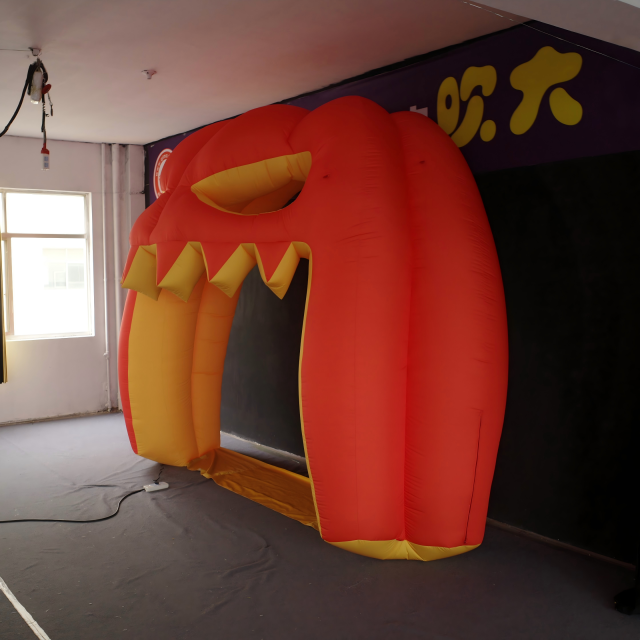 Giant Inflatable Halloween Monster Mouth Arch, Durable Hanging Advertising Inflatable