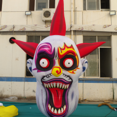 Professional Large Inflatable Horror Clown Head Prop, Premium Hanging Inflatable for Commercial Exhibition & Promotion