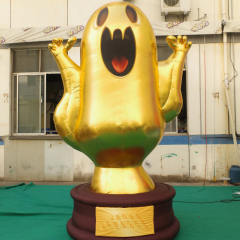 Custom Made Inflatable Halloween Ghost Trophy, Personalized Advertising Inflatable for Commercial Display & Mall