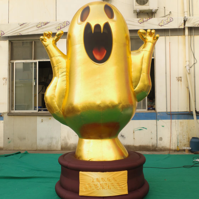 Custom Made Inflatable Halloween Ghost Trophy, Personalized Advertising Inflatable for Commercial Display & Mall