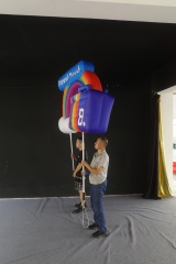 Professional Large Inflatable Rainbow Prop, Premium Advertising Inflatable for Commercial Exhibition & Promotion