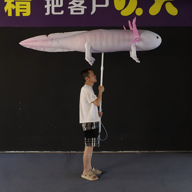 Customized Inflatable Axolotl Parade Prop, Advertising Inflatable for Themed Events & Performance