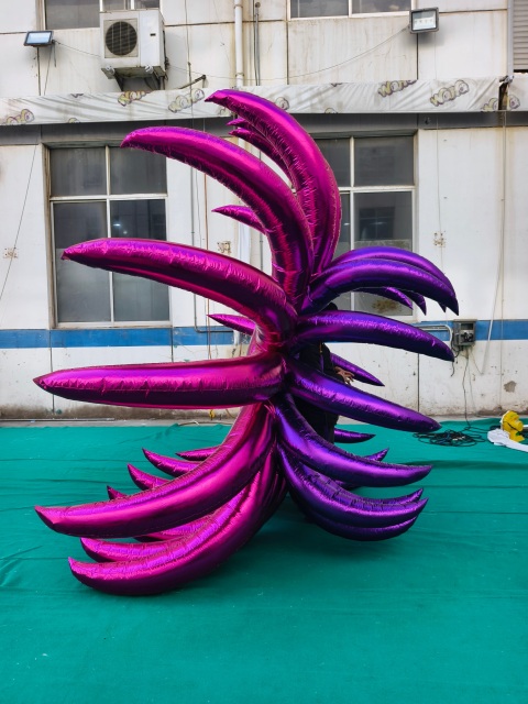 Customized Inflatable Metallic Flower Model, Advertising Inflatable for Commercial Decoration & Show