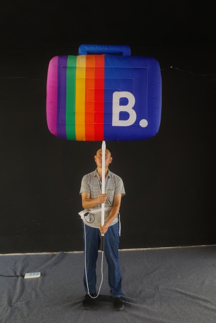 Premium Custom Rainbow Themed Inflatable, Long-Lasting Advertising Inflatable for City Parade & Pride Event