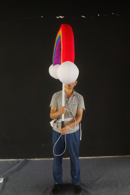 Premium Custom Rainbow Themed Inflatable, Long-Lasting Advertising Inflatable for City Parade & Pride Event