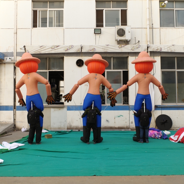 Customized Inflatable Halloween Scarecrow Parade Costume, Advertising Inflatable for Themed Events & Haunted House