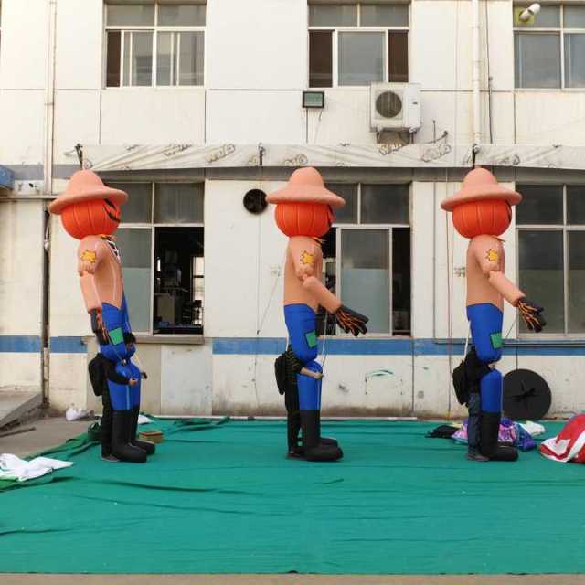 Customized Inflatable Halloween Scarecrow Parade Costume, Advertising Inflatable for Themed Events & Haunted House