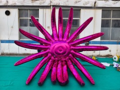 Customized Inflatable Metallic Flower Model, Advertising Inflatable for Commercial Decoration & Show