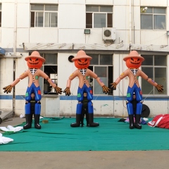 Customized Inflatable Halloween Scarecrow Parade Costume, Advertising Inflatable for Themed Events & Haunted House