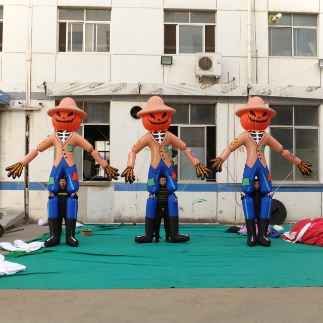 Customized Inflatable Halloween Scarecrow Parade Costume, Advertising Inflatable for Themed Events & Haunted House
