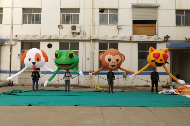 Customized Inflatable Animal Parade Costume Set, Advertising Inflatable for Festival & Performance
