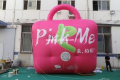 Customized Inflatable Gift Bag Model, Advertising Inflatable for Mall Campaign & Commercial Decoration