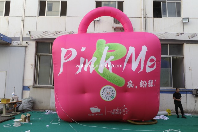 Customized Inflatable Gift Bag Model, Advertising Inflatable for Mall Campaign & Commercial Decoration