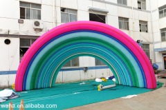 Customized Inflatable Rainbow Arch, Advertising Inflatable for Commercial Decoration & Photo Booth
