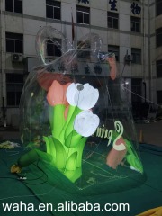 Customized Inflatable Tulip Display in Tote Bag, Advertising Inflatable for Commercial Decoration & Photo Booth