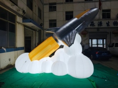 Custom Printed Space Shuttle Inflatable, Promotional Advertising Blow up Inflatable for STEM & Space Themed Event