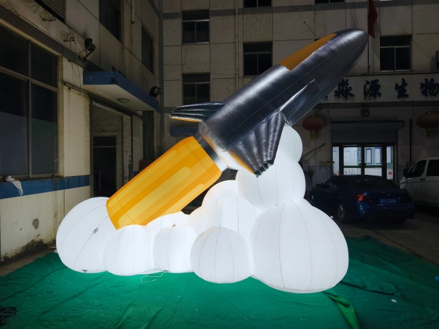 Custom Printed Space Shuttle Inflatable, Promotional Advertising Blow up Inflatable for STEM & Space Themed Event