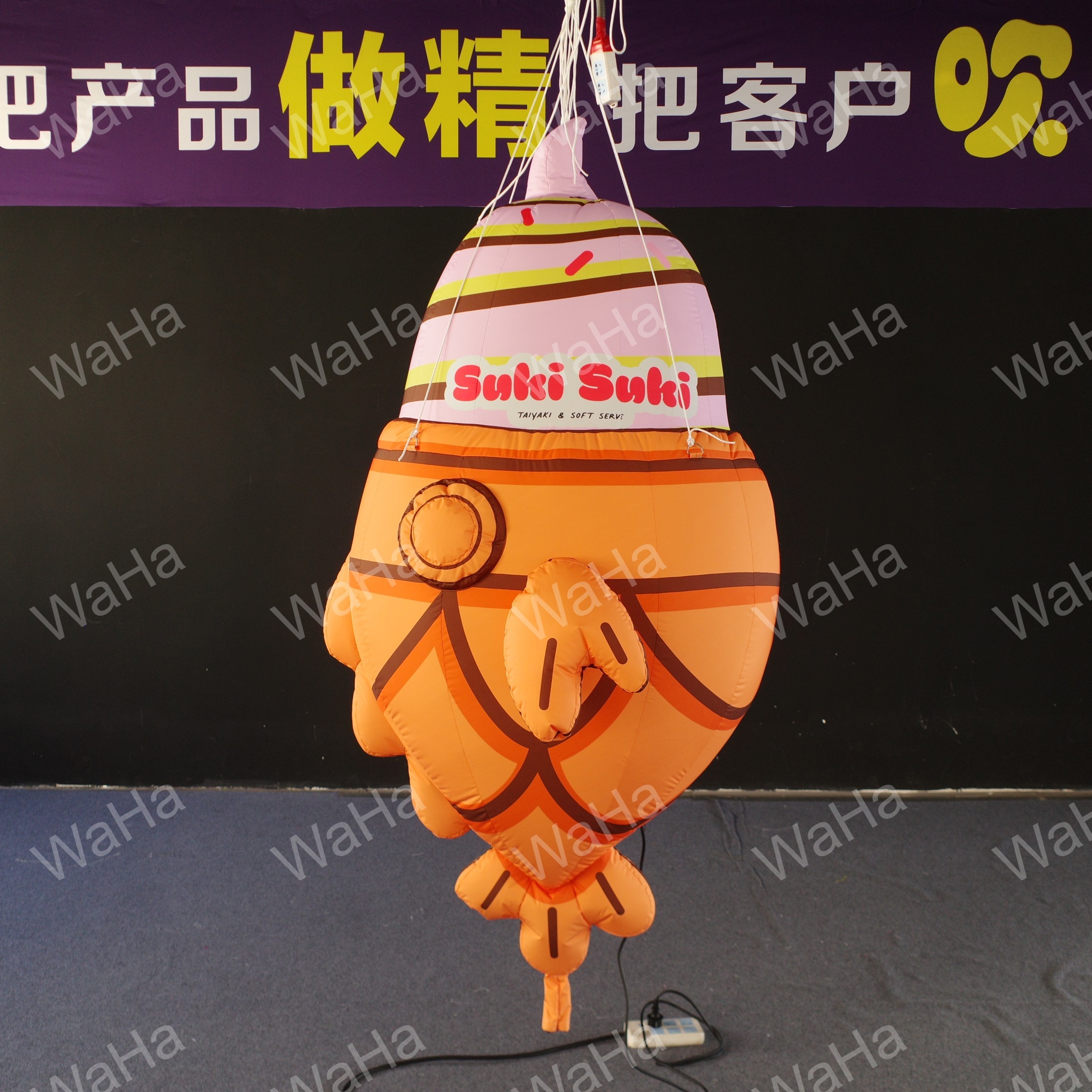 Taiyaki Ice Cream Inflatable, Advertising Inflatable for Food Promotion & Commercial Decoration