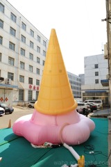 Premium Custom Food Mascot Inflatable, Long-Lasting Advertising Inflatable for Dessert Shop Branding & Promotion