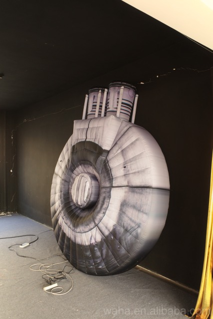 Customized Inflatable Sci-Fi Spaceship Prop, Advertising Inflatable for Exhibition & Commercial Decoration