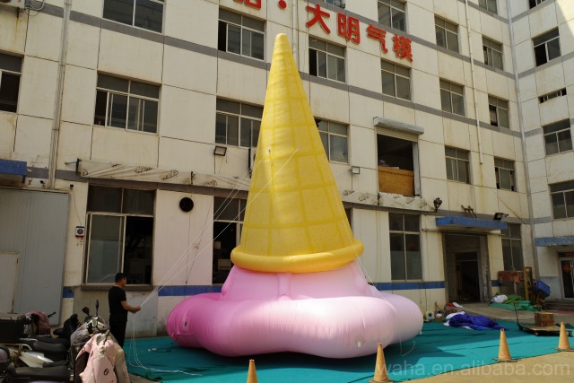 Premium Custom Food Mascot Inflatable, Long-Lasting Advertising Inflatable for Dessert Shop Branding & Promotion