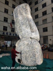 Custom Printed Stone Textured Moai Inflatable, Personalized Advertising Inflatable for Museum & Themed Event