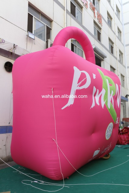 Customized Inflatable Gift Bag Model, Advertising Inflatable for Mall Campaign & Commercial Decoration
