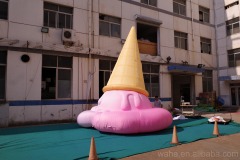 Premium Custom Food Mascot Inflatable, Long-Lasting Advertising Inflatable for Dessert Shop Branding & Promotion