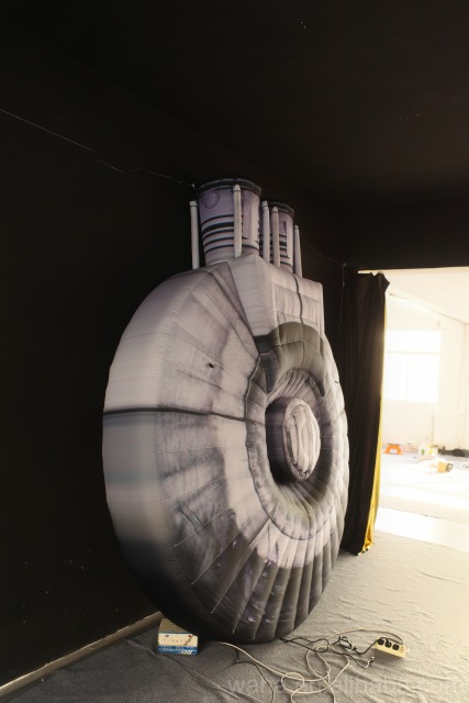 Customized Inflatable Sci-Fi Spaceship Prop, Advertising Inflatable for Exhibition & Commercial Decoration
