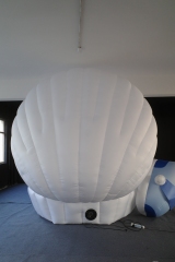 Professional Large Inflatable Clam Shell Prop, Premium Advertising Inflatable for Commercial Exhibition & Aquarium Event