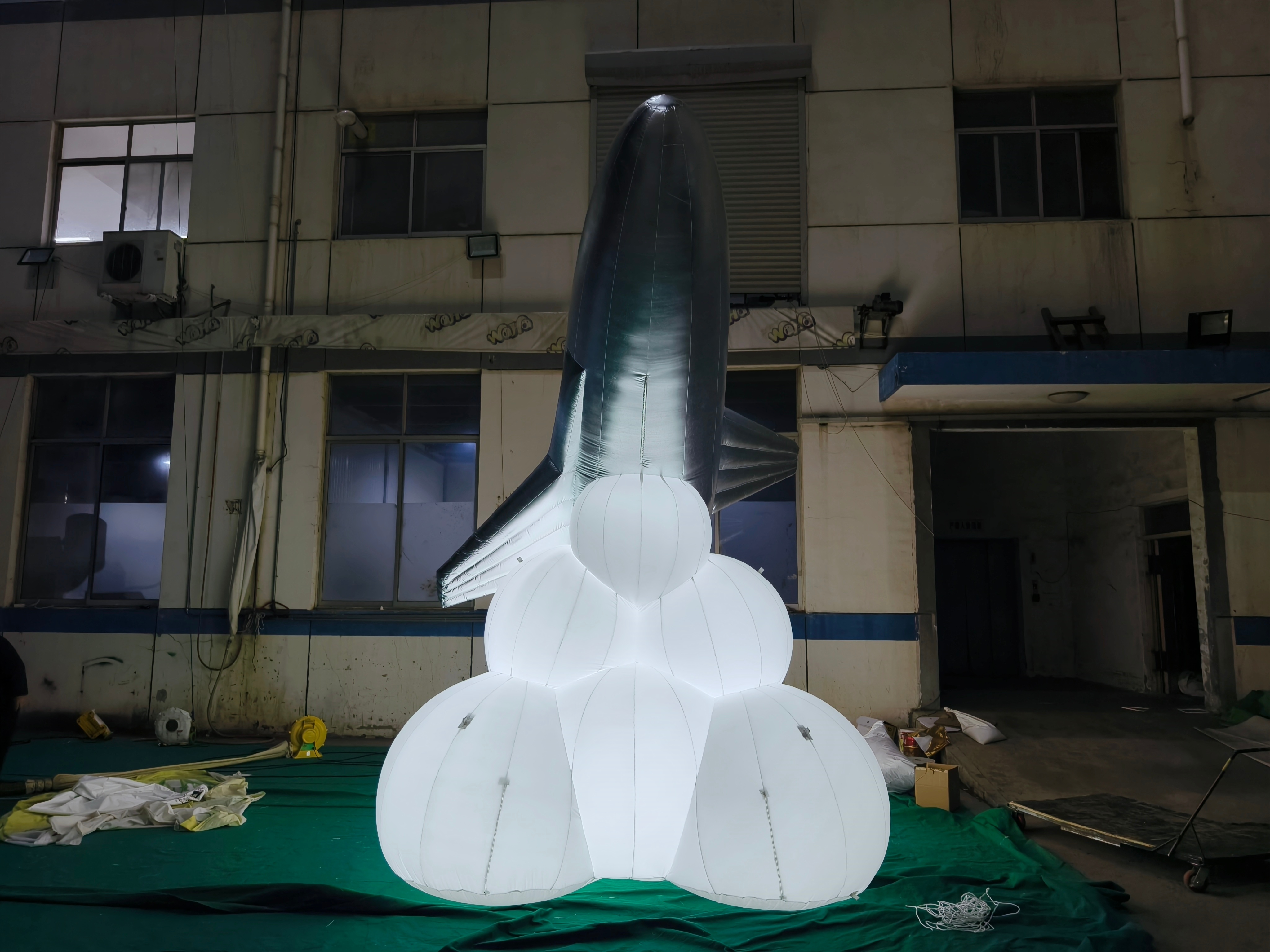 Custom Printed Space Shuttle Inflatable, Promotional Advertising Blow up Inflatable for STEM & Space Themed Event