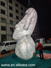 Custom Printed Stone Textured Moai Inflatable, Personalized Advertising Inflatable for Museum & Themed Event