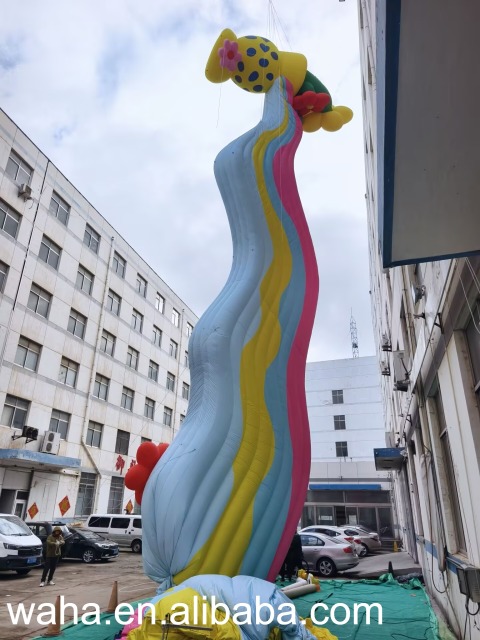 Premium Custom Colorful Floral Art Inflatable, Long-Lasting Advertising Inflatable for Mall & Public Art Project