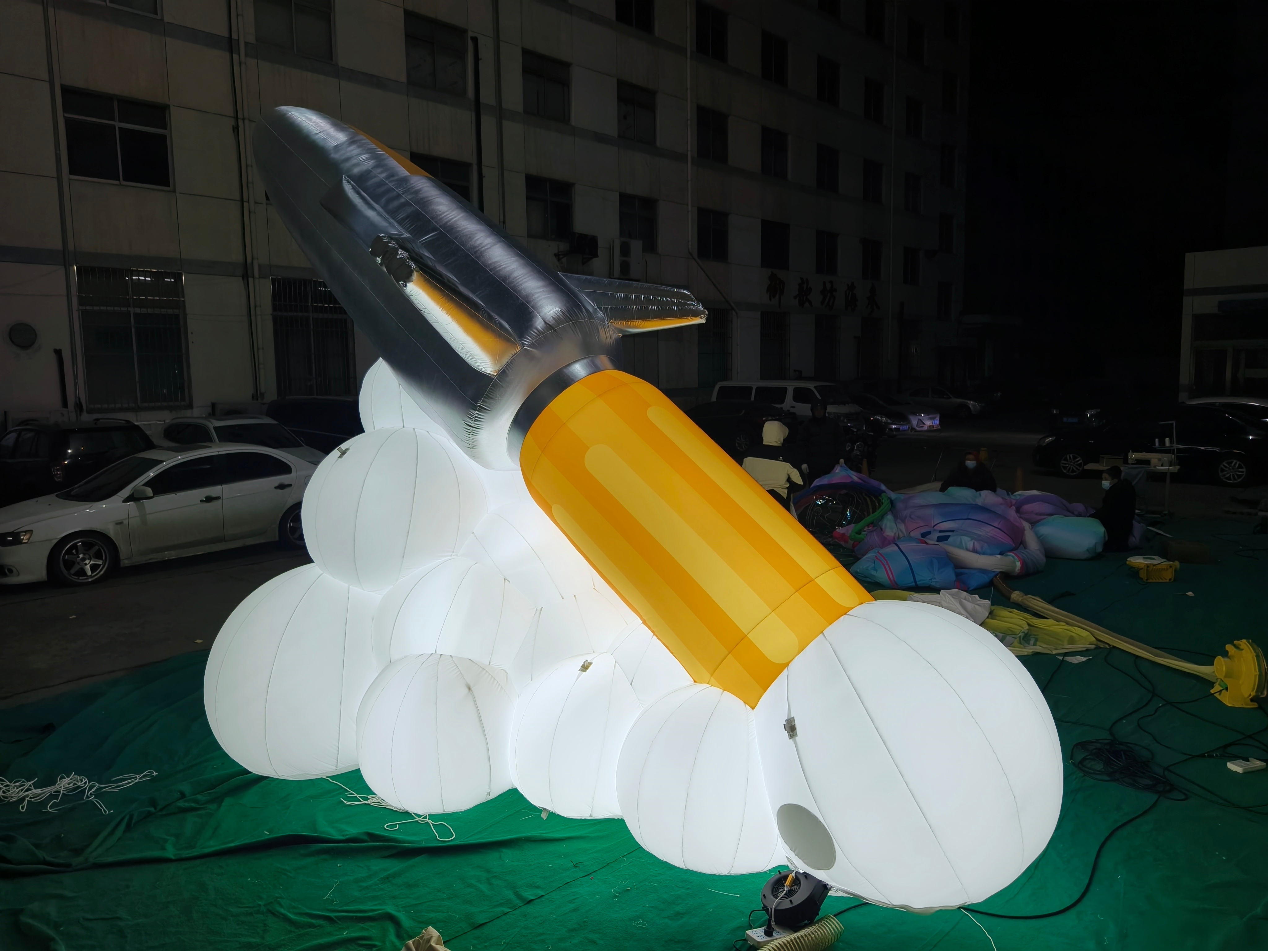 Custom Printed Space Shuttle Inflatable, Promotional Advertising Blow up Inflatable for STEM & Space Themed Event