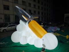Custom Printed Space Shuttle Inflatable, Promotional Advertising Blow up Inflatable for STEM & Space Themed Event