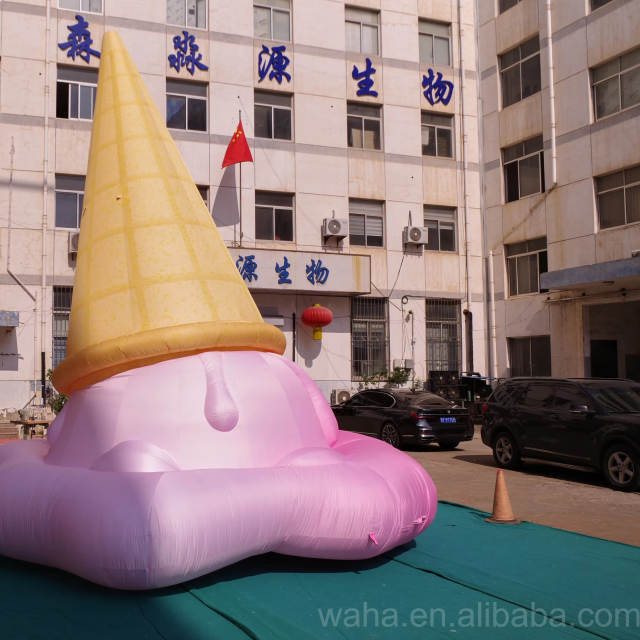 Premium Custom Food Mascot Inflatable, Long-Lasting Advertising Inflatable for Dessert Shop Branding & Promotion